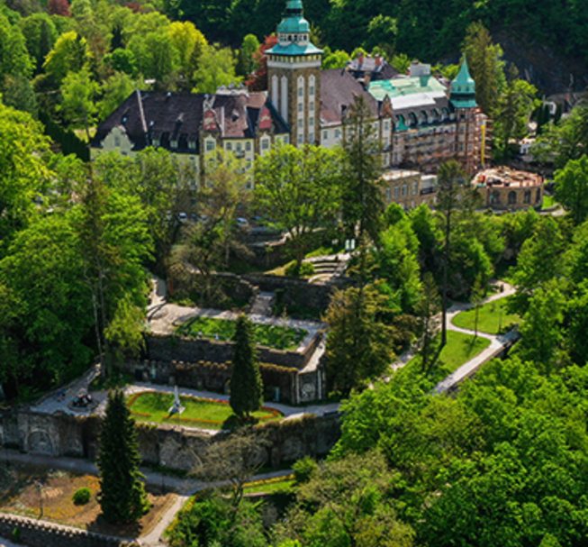 Terrace gardens in Lillafüred