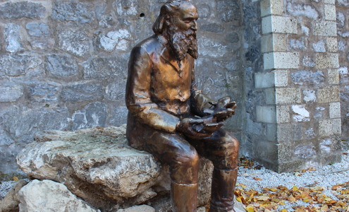 Statue von Ottó Herman in Lillafüred