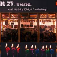 Az Avasi közösségi kávézó 3. születésnapja