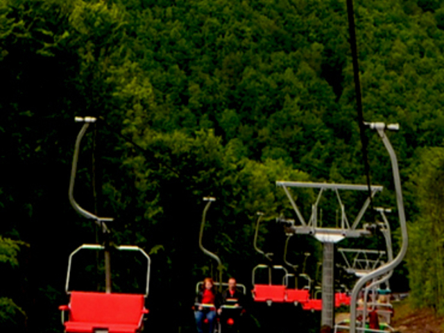 Chairlifts park in Lillafüred