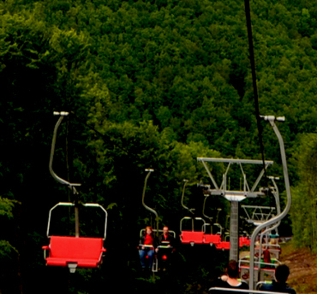 Chairlifts park in Lillafüred