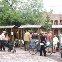 Market at the castle