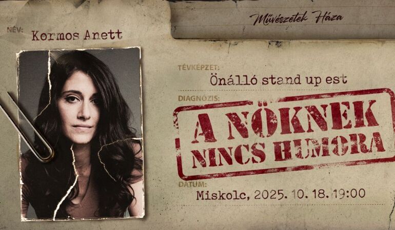 Kormos Anett - A nőknek nincs humora Kormos Anett - A nőknek nincs humora
