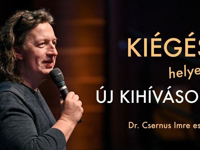 Dr. Csernus Imre - Kiégés helyett új kihívások