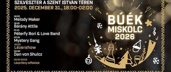 Szilveszter Miskolc belvárosában