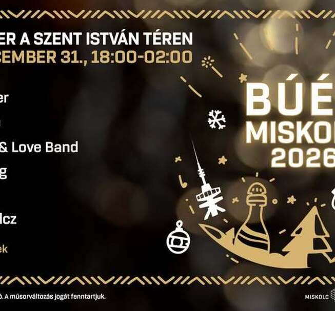 Szilveszter Miskolc belvárosában