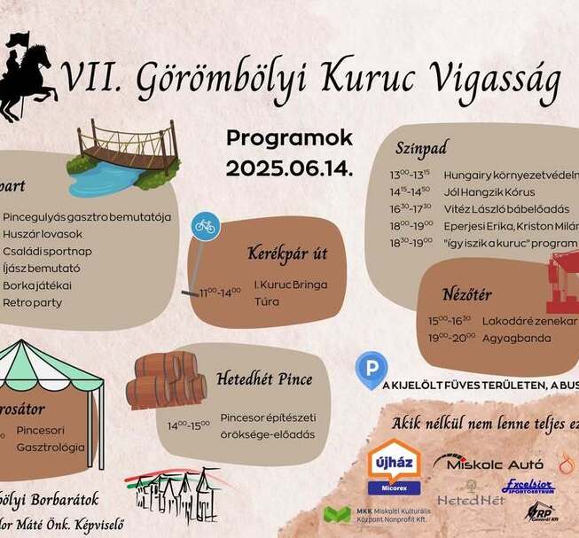 VII. Görömbölyi kuruc vigasság