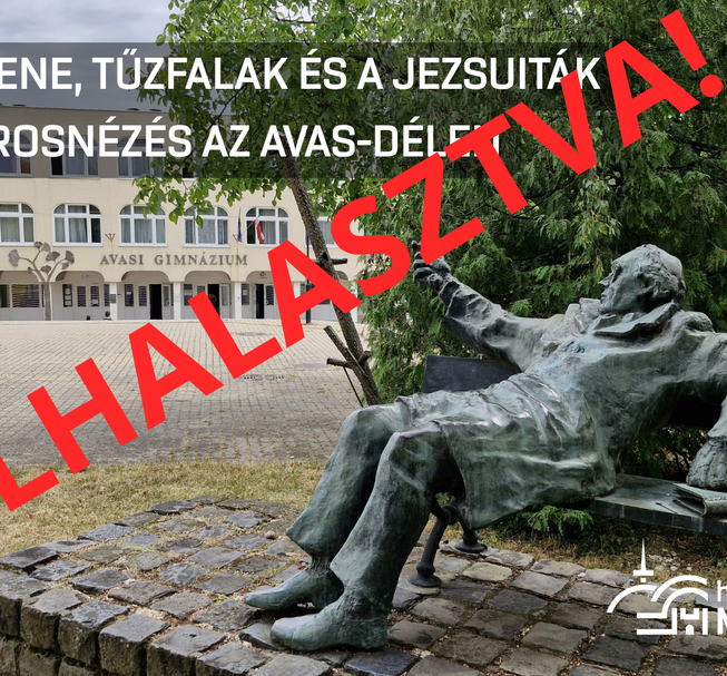 ELHALASZTVA! Tücsökzene, tűzfalak és a jezsuiták - városnézés az Avas-Délen