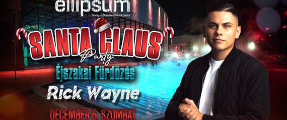 Santa Claus party éjszakai fürdőzés