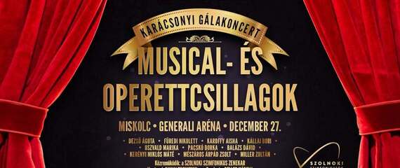 Musical- és Operettcsillagok - karácsonyi gálakoncert