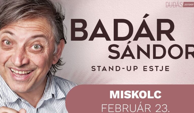 Badár Sándor önálló stand up estje