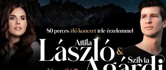 Agárdi Szilvi és László Attila élőzenekaros koncert
