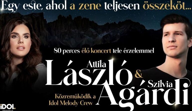 Agárdi Szilvi és László Attila élőzenekaros koncert