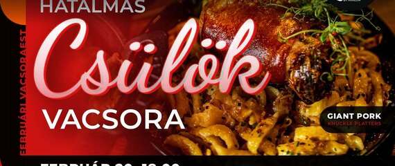 Csülök vacsora a Baffoban