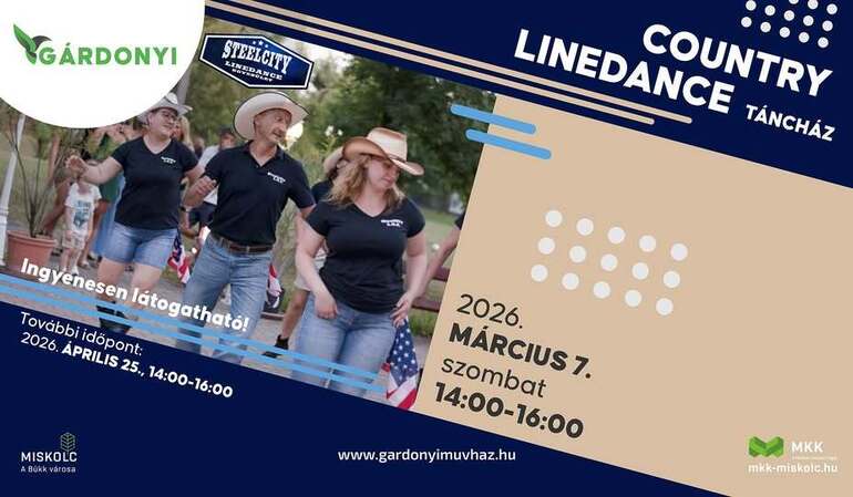 Country linedance táncház