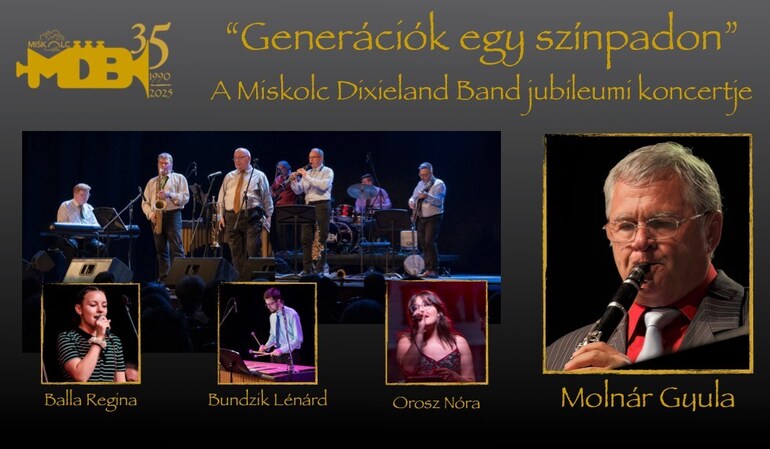 Miskolc Dixieland Band 35 éves Jubileumi koncertje