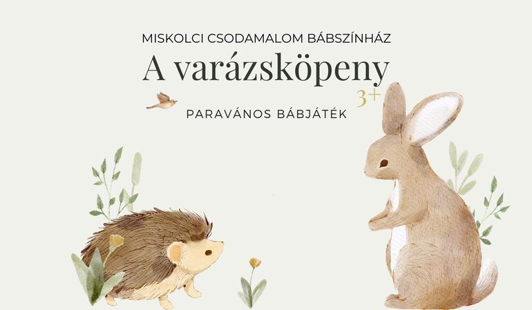 A varázsköpeny 3+ - paravános bábjáték