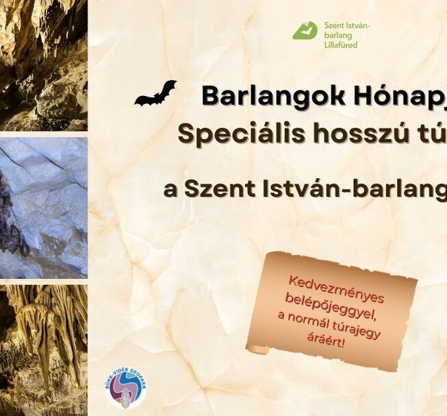 Barlangok Hónapja: speciális hosszú túra a Szent István-barlangban