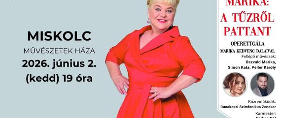 OSZVALD MARIKA: A tűzről pattant - OPERETTGÁLA - MISKOLC