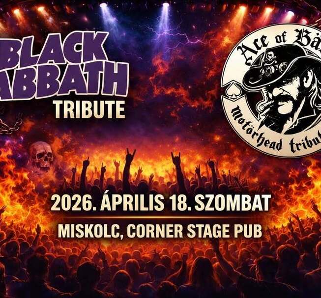 Black Sabbath and Motörhead concert in the Corner Stage