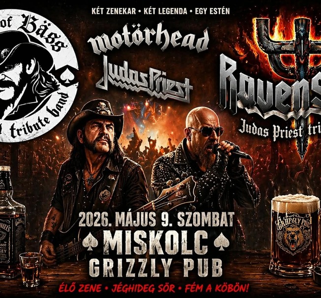 Judas Priest & Motörhead Tribute Metal Night at Grizzly