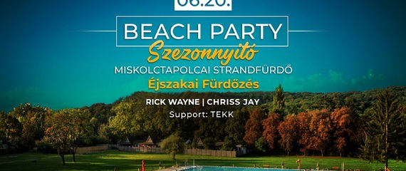 Beach Party - Szezonnyitó