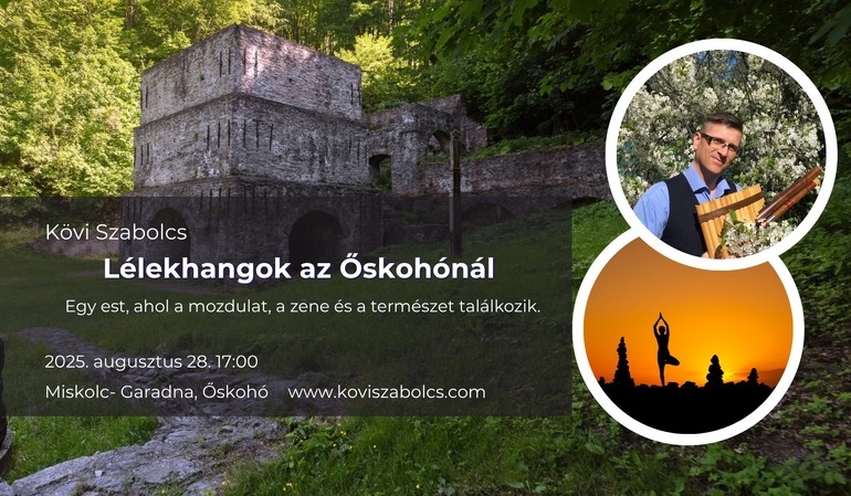 Kövi Szabolcs meditatív koncertje Miskolcon, pihenőszékes előadás Kövi Szabolcs meditatív koncertje Miskolcon, pihenőszékes előadás
