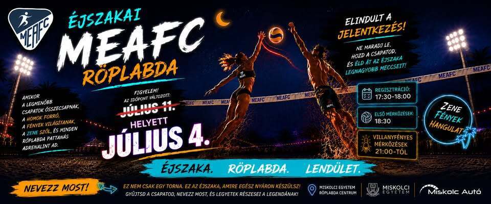 MEAFC Éjszakai Strandröplabda Torna MEAFC Éjszakai Strandröplabda Torna