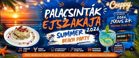 PALACSINTÁK ÉJSZAKÁJA 2026 - SUMMER BEACH PARTY