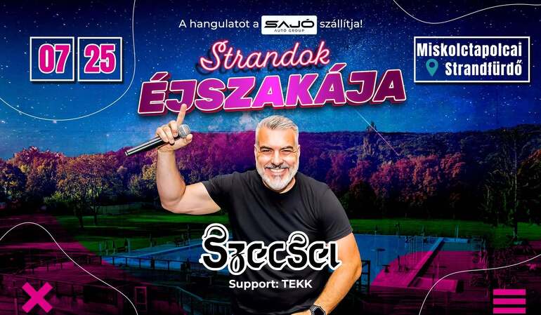Strandok Éjszakája - Éjszakai fürdőzés Strandok Éjszakája - Éjszakai fürdőzés