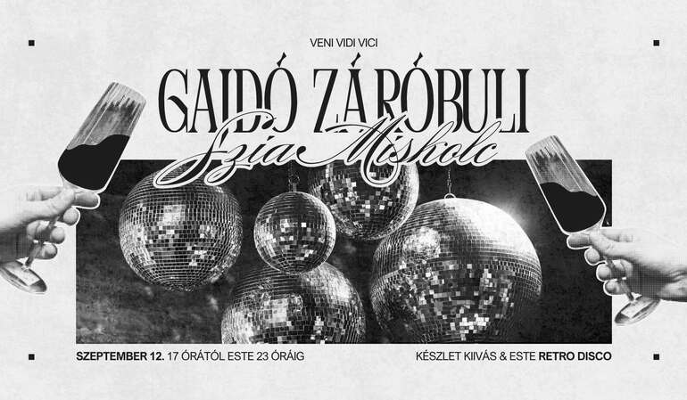 GAJDÓ ZÁRÓBULI & RETRO DISCO GAJDÓ ZÁRÓBULI & RETRO DISCO