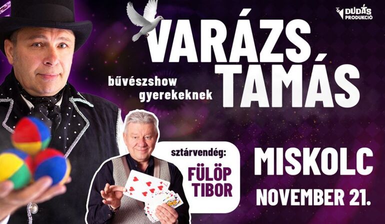 Varázs Tamás bűvészshow gyerekeknek Varázs Tamás bűvészshow gyerekeknek