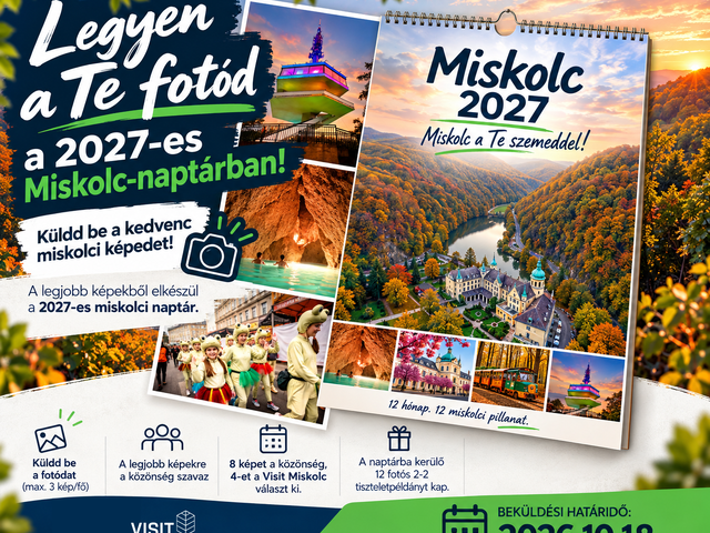 Fotópályázatot hirdetett a Visit Miskolc, a 2027-es naptárba a Te fotód is bekerülhet